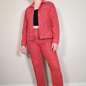 Vintage Jacket & Pants Matching Set